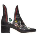 Fendi Karligraphy Embroidered FFreedom Knee High Boot Baroque - Red