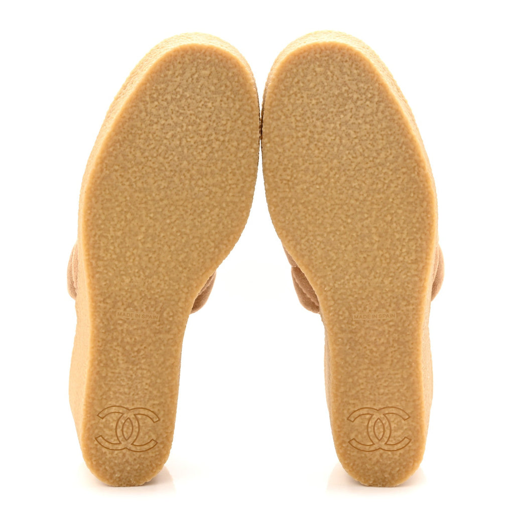 MIU MIU SUEDE MULES BEIGE