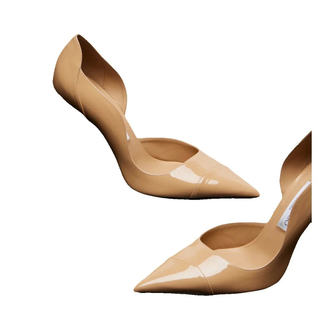Jimmy Choo Brigitte Mule 100 Toffee - Nude