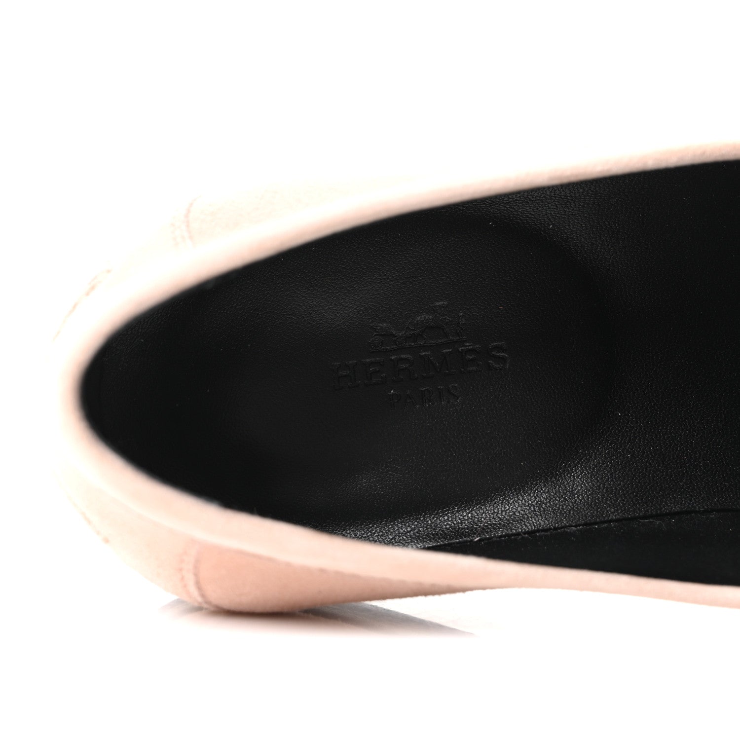 HERMES DESTIN LOAFER SUEDE ROSE OPALINE RGHW