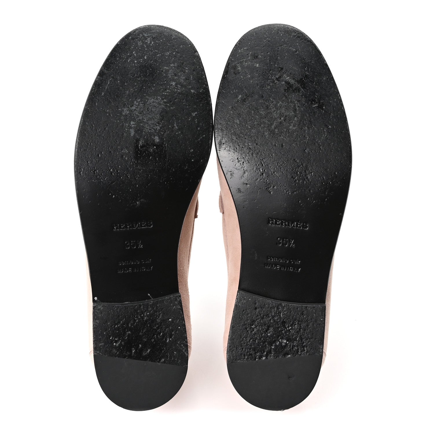 HERMES DESTIN LOAFER SUEDE ROSE OPALINE RGHW