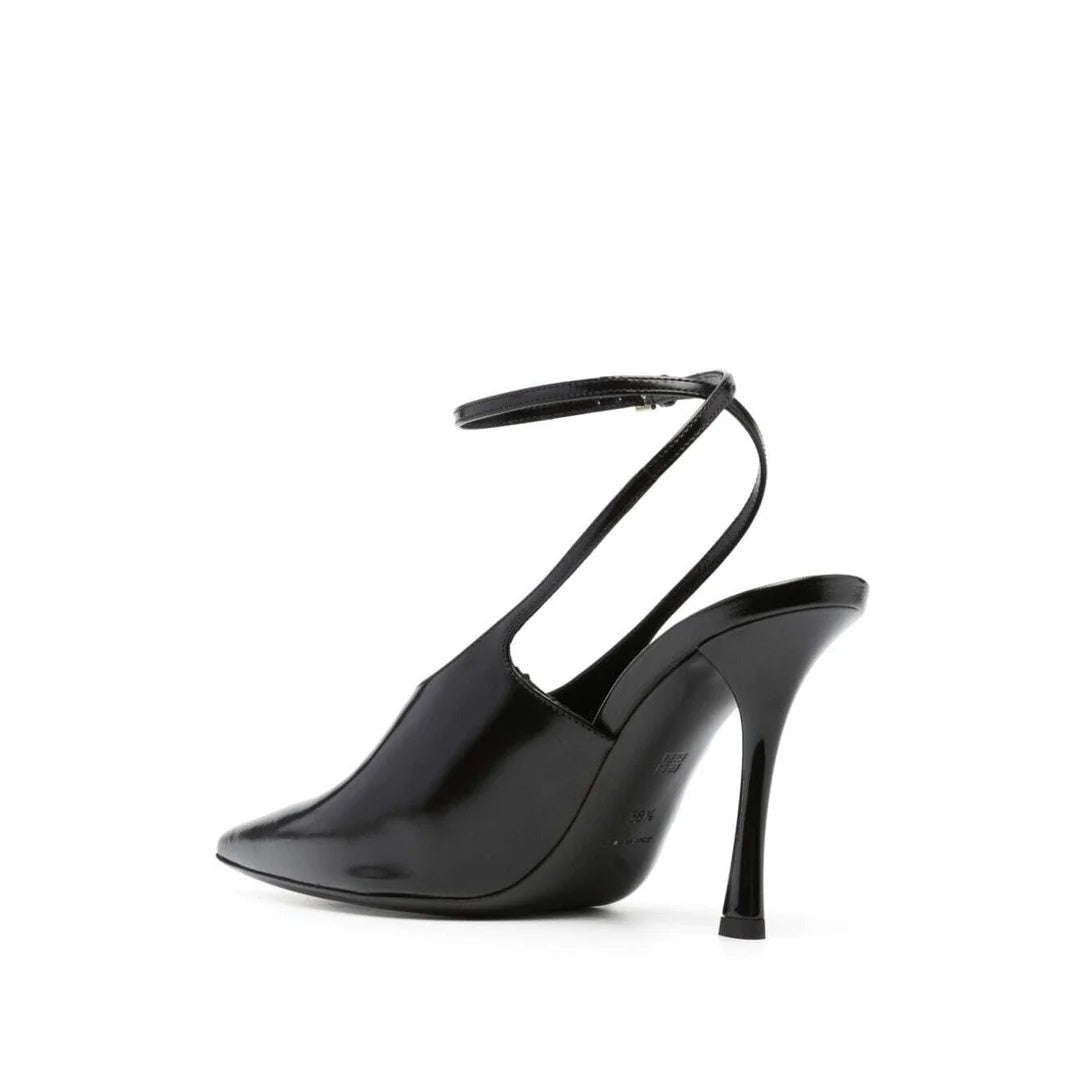 Givenchy Square-Toe Slingback Pumps - Black