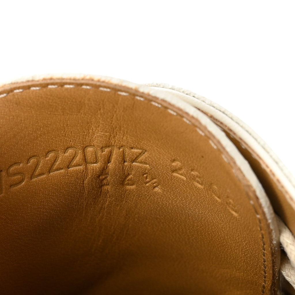 HERMES FIRST DERBY OXFORD LOAFER CALFSKIN BEIGE GLAISE SHW