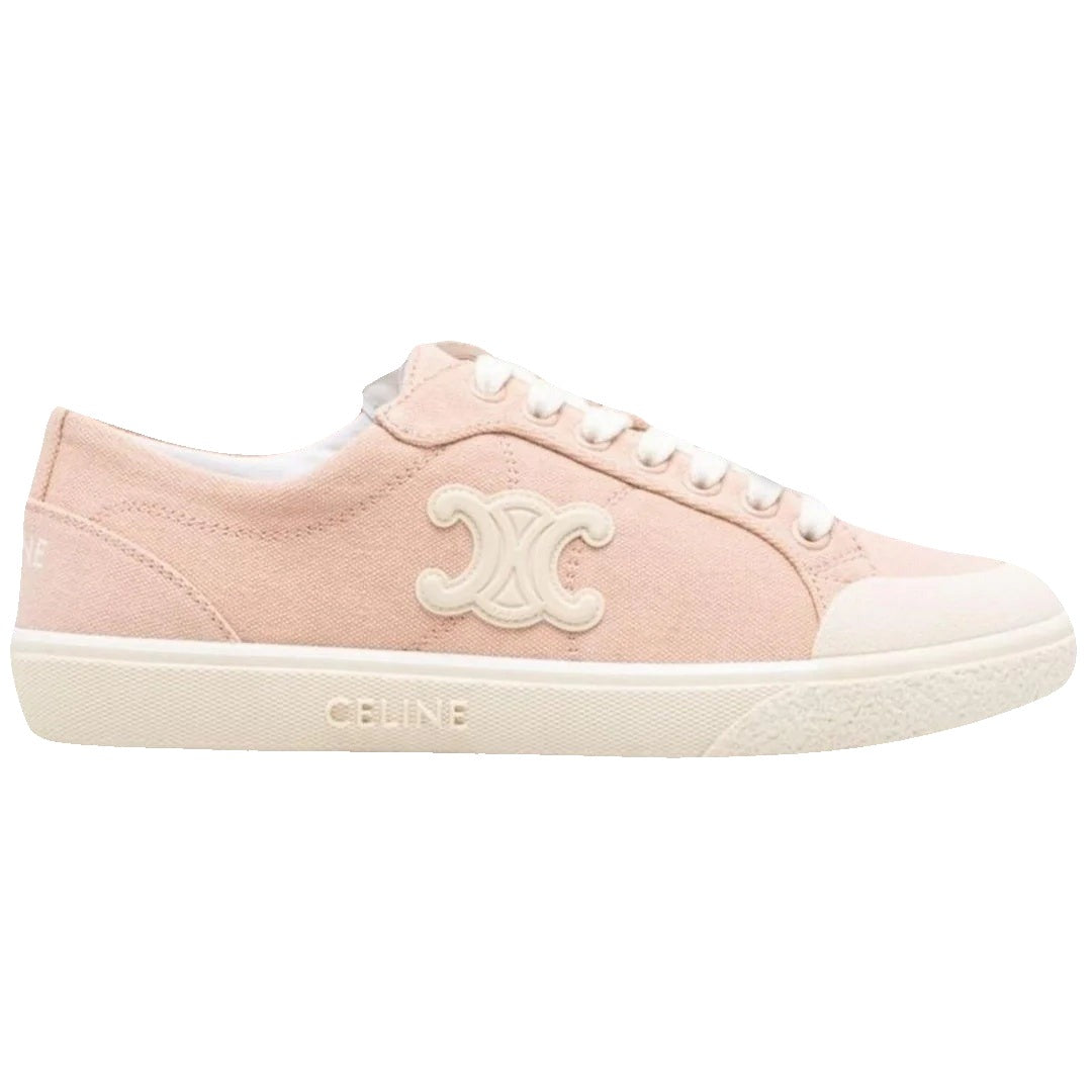 Celine Triomphe Canvas Sneakers - Pink