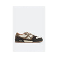 Fendi Match FF Leather Low-Top Sneakers - Brown