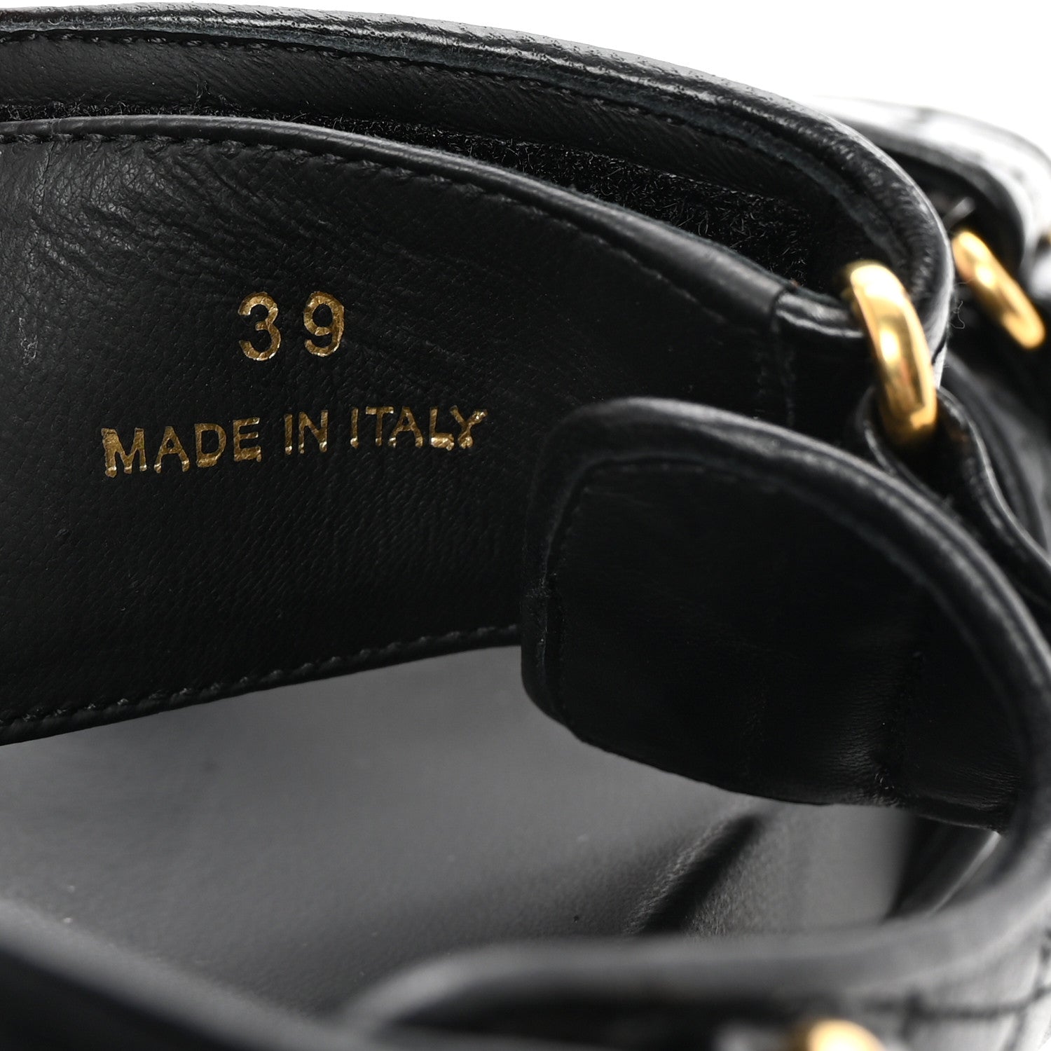 MIU MIU NAPPA MATELASSE SPORTY SANDAL BLACK