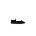 Miu Miu Nappa Crystal Ballet Flat - Navy
