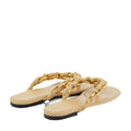 Bottega Veneta Salsa Thong - Beige/Gold