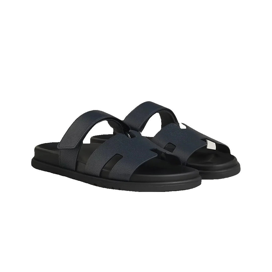 Hermès Chypre Sandal - Navy/Black