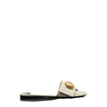Loewe Pebble Soft Slide Laminated Lambskin - White