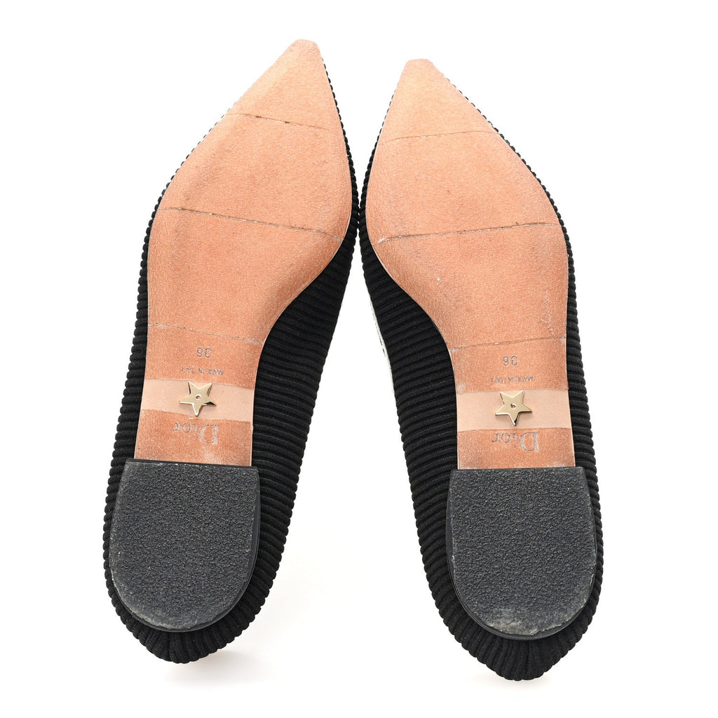 DIOR BALLET FLATS BLACK