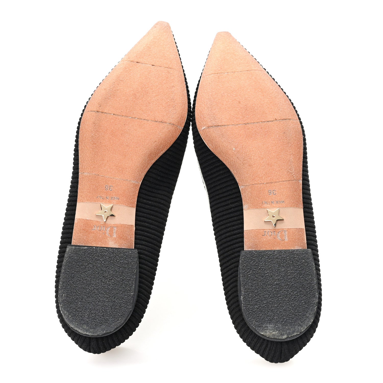 DIOR BALLET FLATS BLACK