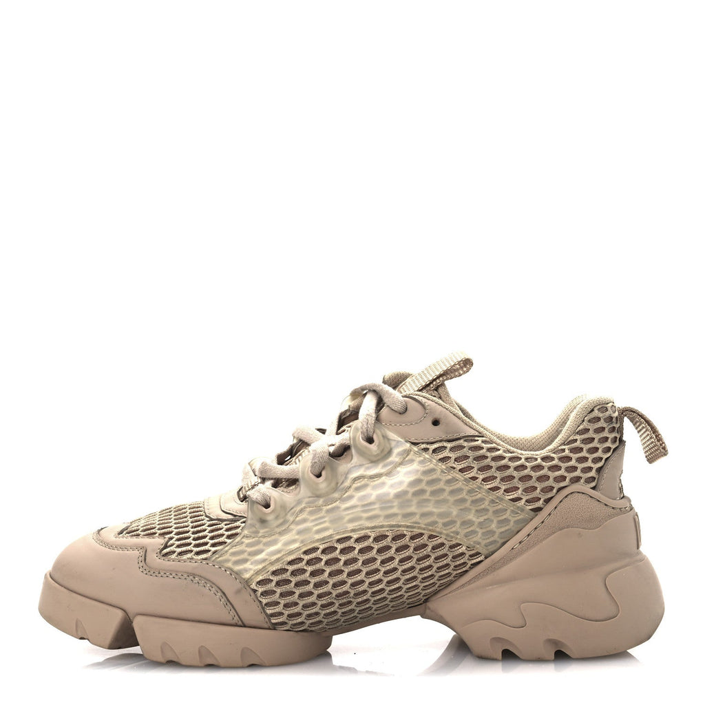 CHRISTIAN DIOR DIOR D-CONNECT SNEAKERS BEIGE & NUDE