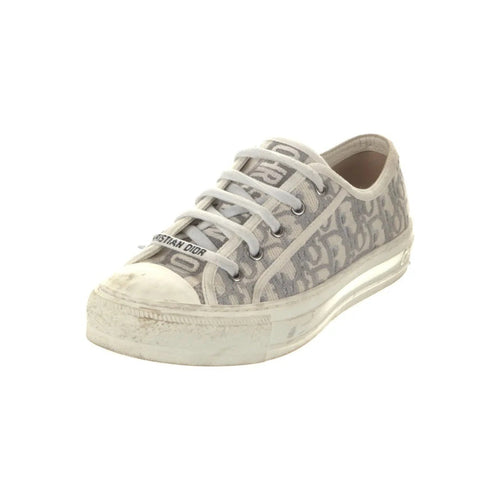 Christian Dior Walk'N'Dior Macro Houndstooth Sneakers - Grey/White Oblique