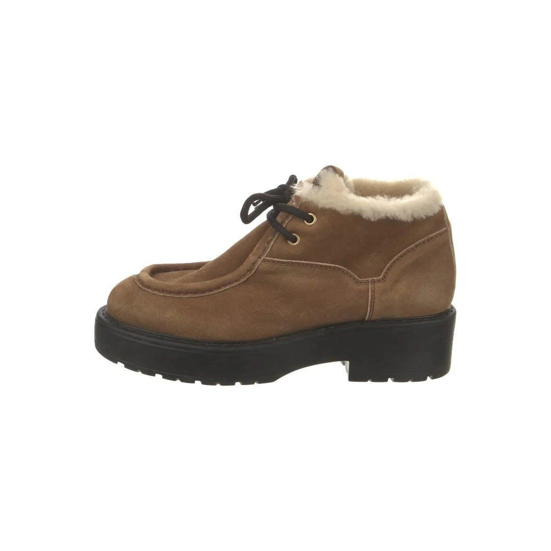 Miu Miu Vintage Leather Slouchy Boots - Brown