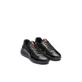 Prada Patent-Leather And Technical-Fabric America's Cup Sneakers - Black