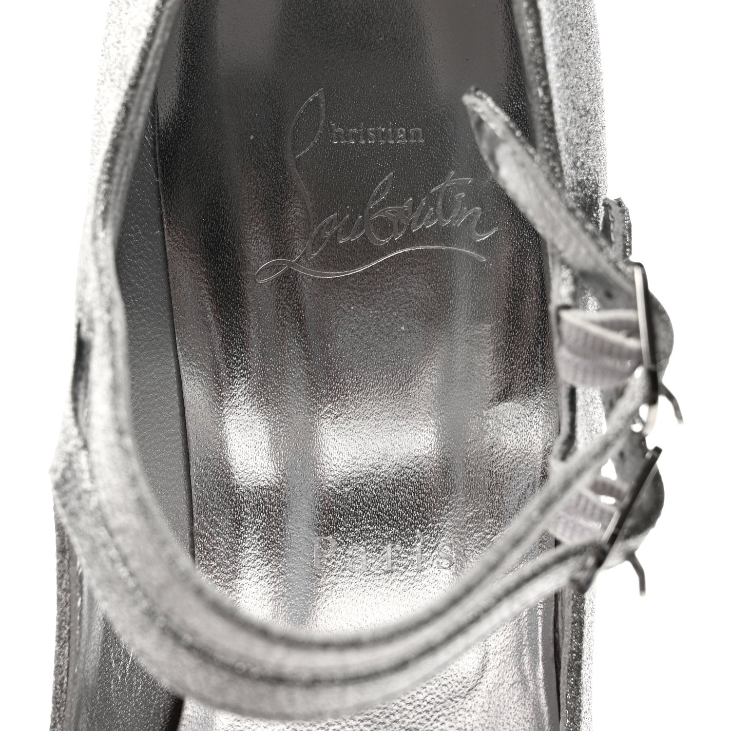MIU MIU PUMP SILVER