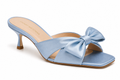 ROZIERA LIGHT BLUE BOW HEEL