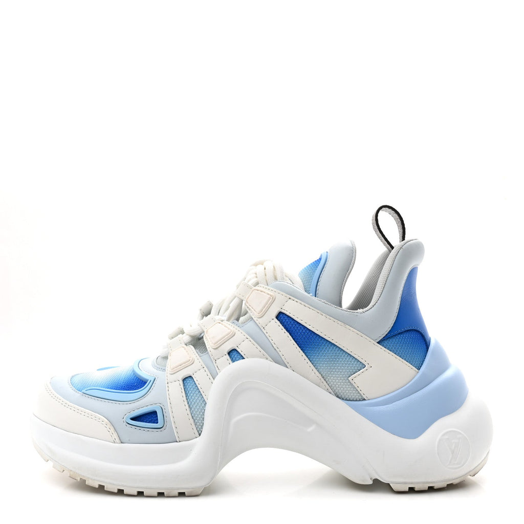 LOUIS VUITTON LV ARCHLIGHT GRADIENT SNEAKERS LIGHT BLUE