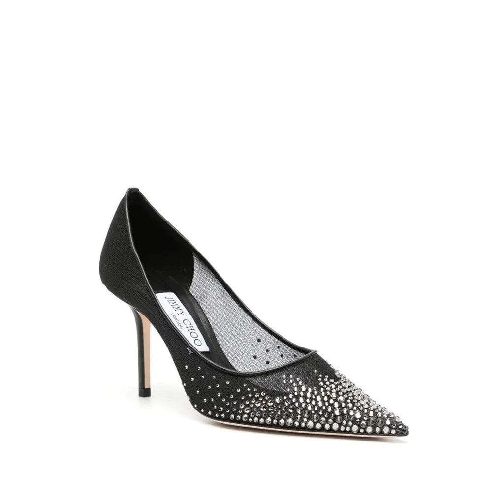 Jimmy Choo Love 85 Ballet Pink Pump - Black