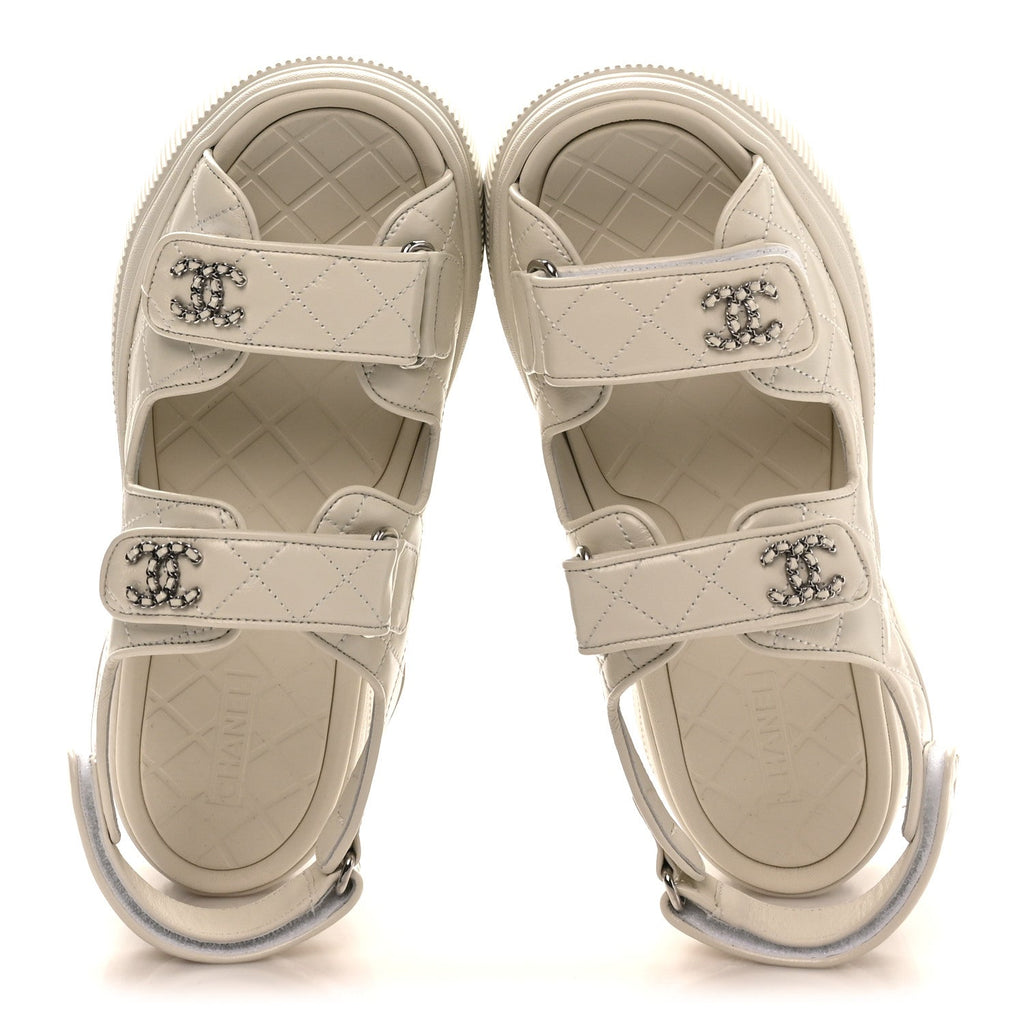 VERSACE PLATFORM SANDALS WHITE
