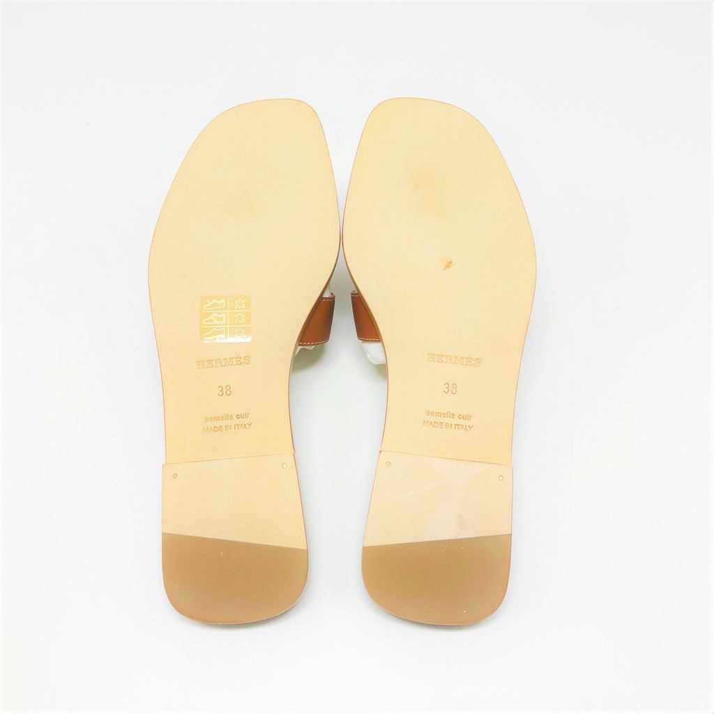 HERMES ORAN SANDAL GOLD