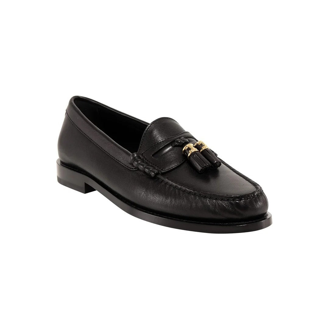 Celine Slip-On Loafer - Black with tassels