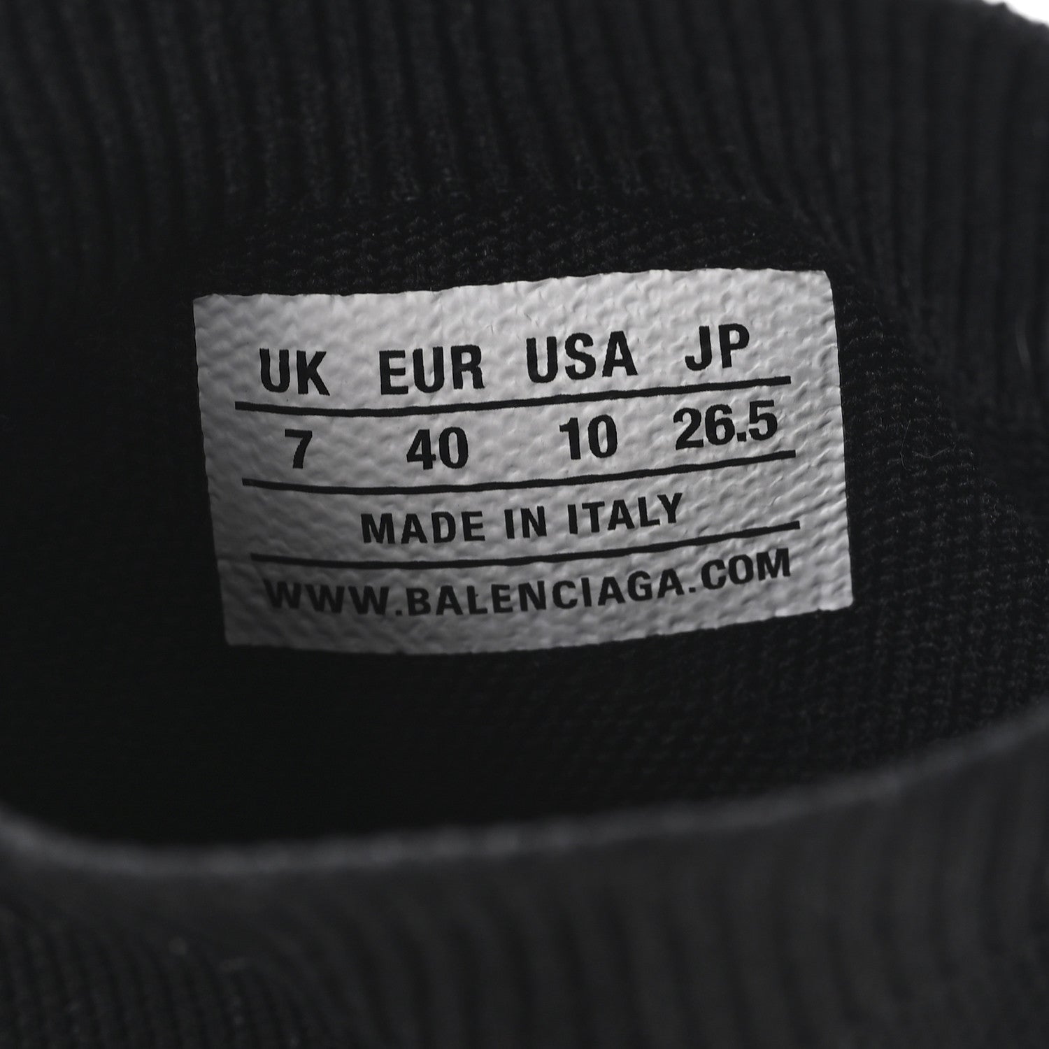 BALENCIAGA SPEED . GRAFFITI SNEAKERS BLACK