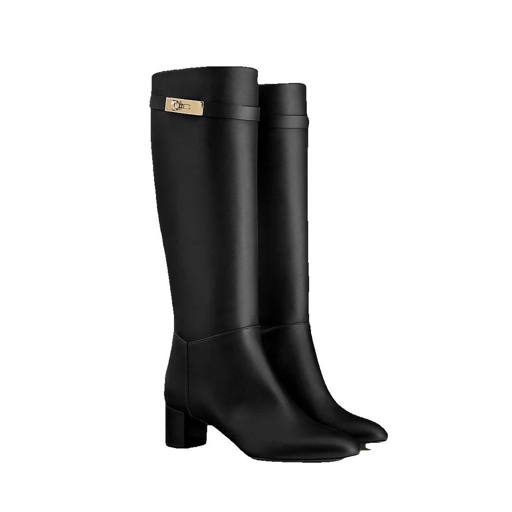Hermès Story 90 Boot - Black (different model - no print)