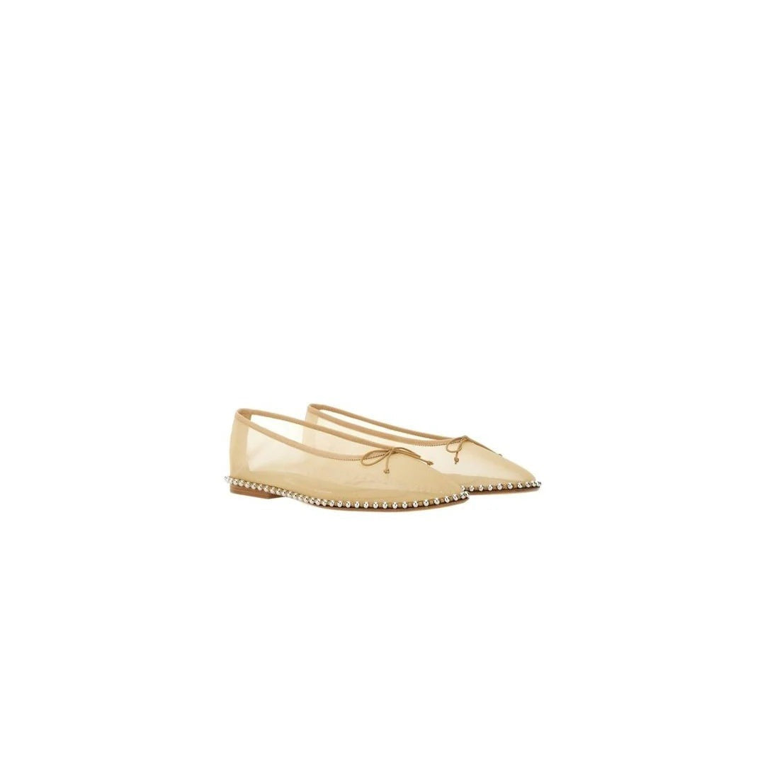 Alexander Wang Lina Ballchain Ballet Flat - Beige/Nude
