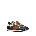Valentino Garavani Rockrunner Camouflage-Print Sneakers - Brown/Green