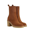 Hermès Licol 70 Ankle Boot Beige - Tan/Camel Suede