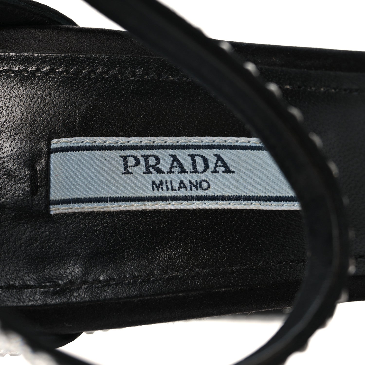 PRADA SATIN CRYSTAL TRIANGLE LOGO PLATFORM SANDALS CRISTAL YELLOW