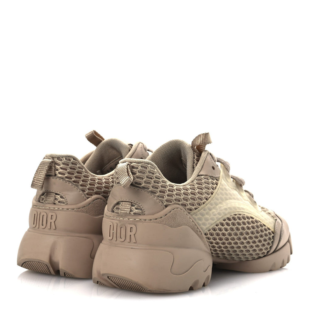 CHRISTIAN DIOR DIOR D-CONNECT SNEAKERS BEIGE & NUDE