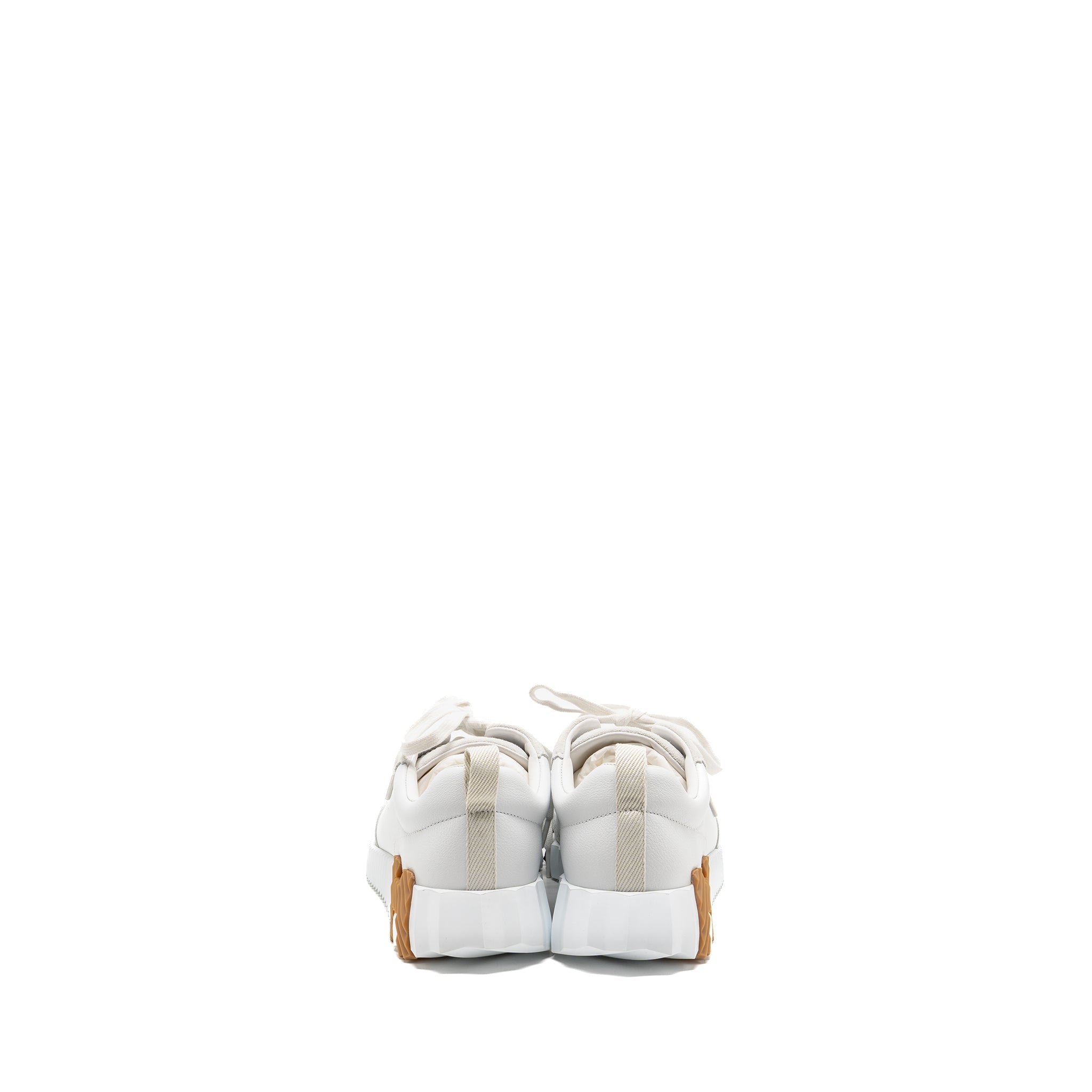 HERMES BOUNCING SNEAKERS CALFSKIN/SUEDE GOATSKIN BLANC