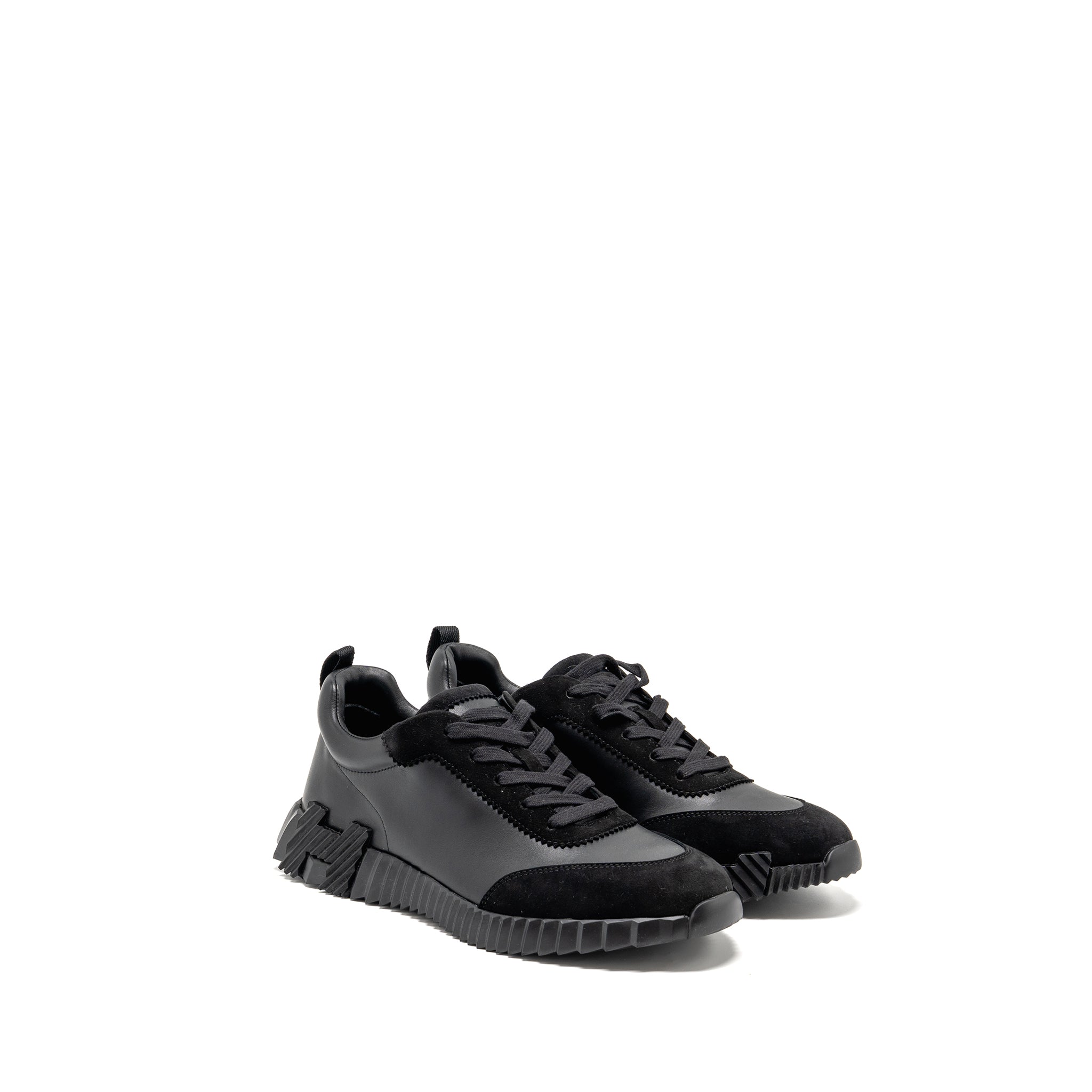 HERMES HOMME BOUNCING SNEAKER GOATSKIN BLACK