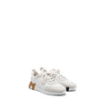 HERMES BOUNCING SNEAKERS CALFSKIN/SUEDE GOATSKIN BLANC