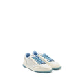 CHANEL RUNNER TENNIS SNEAKERS LEATHER BLUE/WHITE