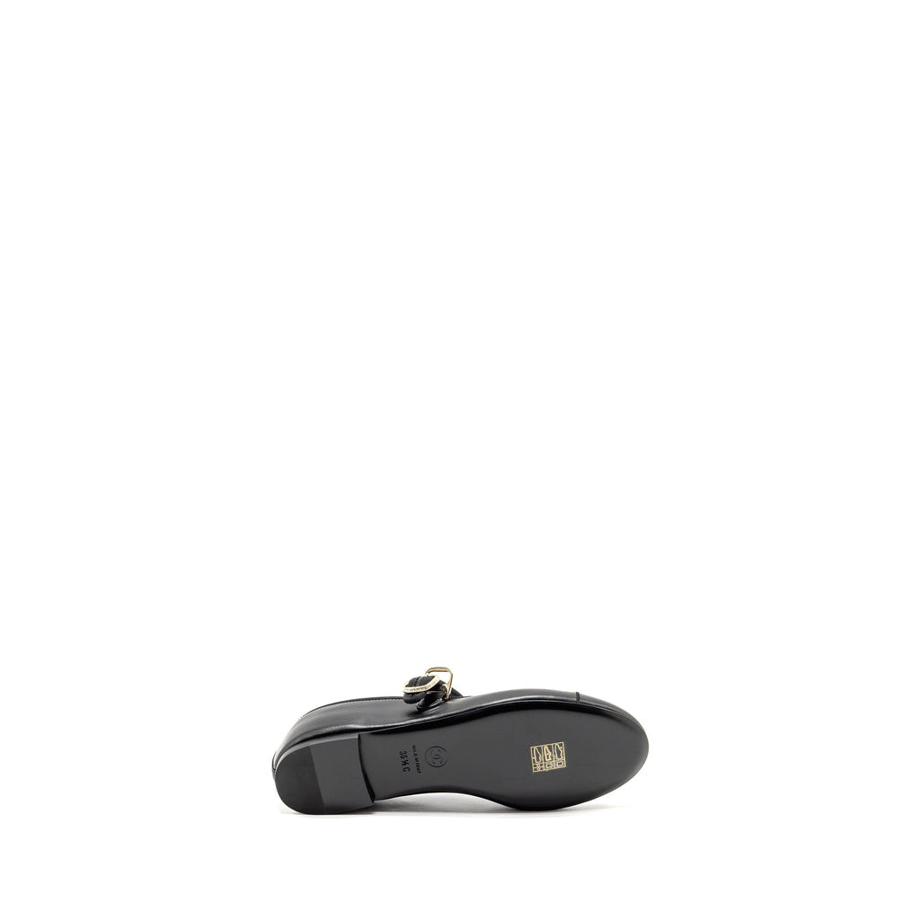 CHANEL MARY JANE’S BALLET LAMBSKIN BLACK