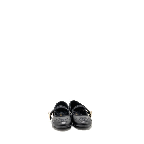 CHANEL MARY JANE’S BALLET LAMBSKIN BLACK