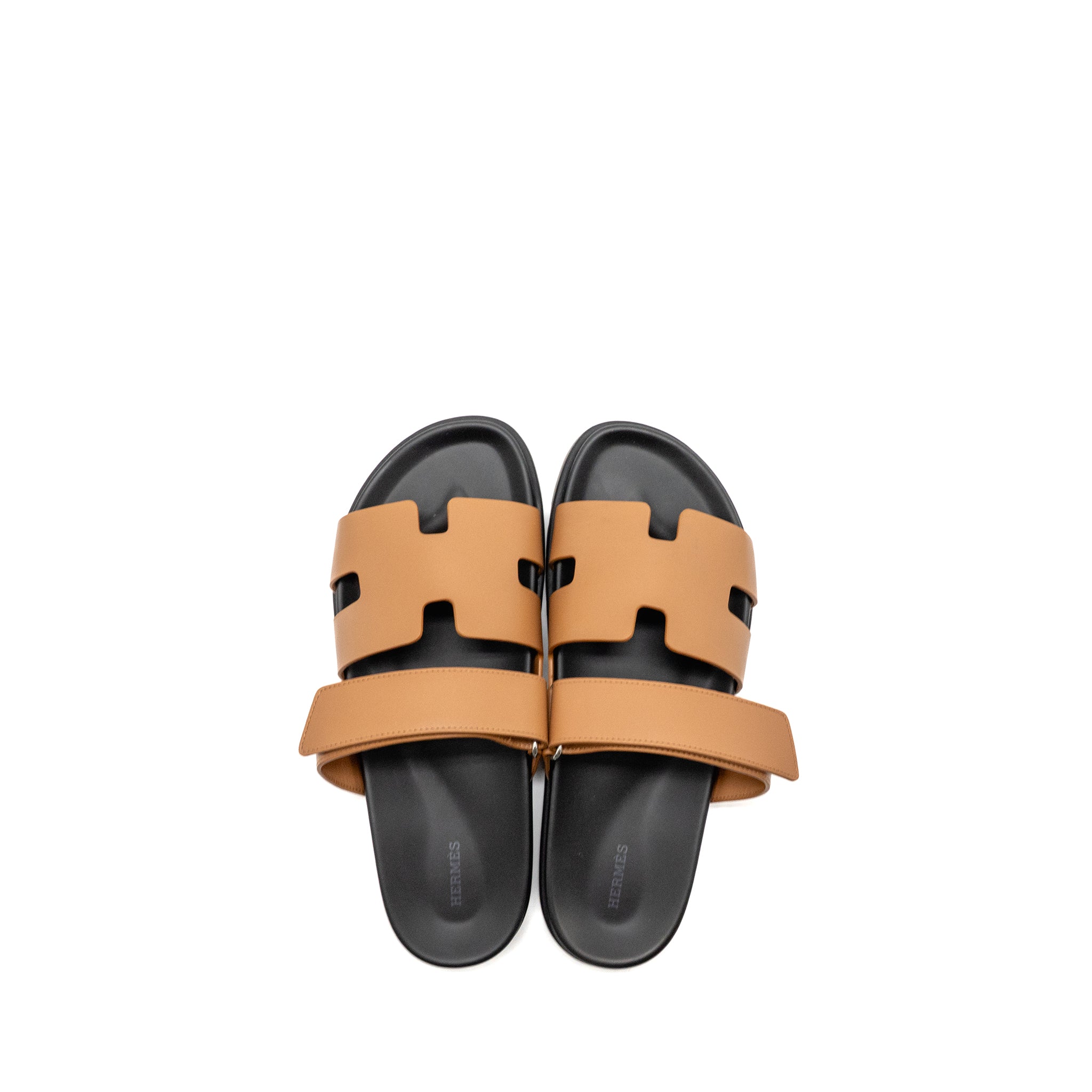 HERMES MEN’S CHYPRE SANDALS NATUREL