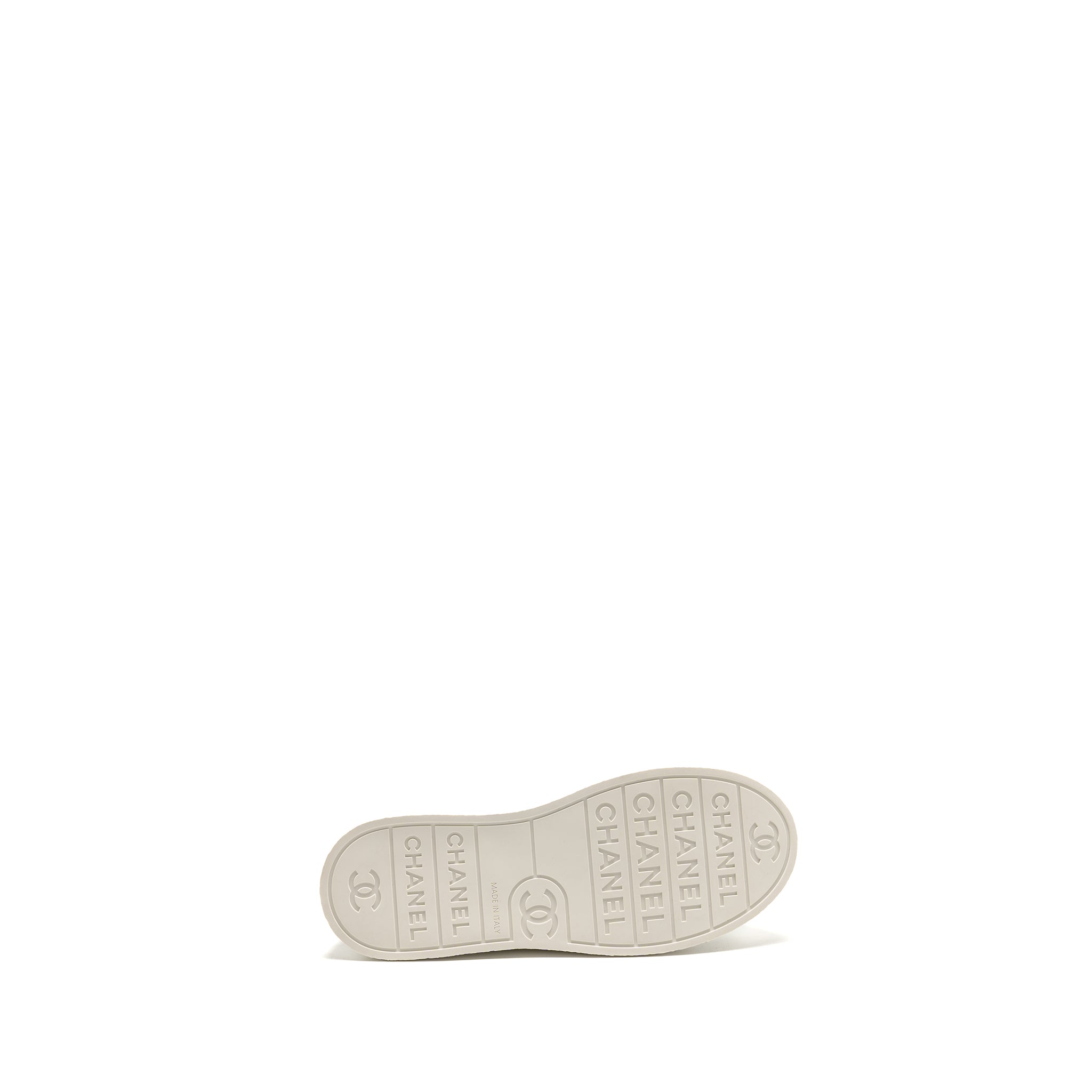 CHANEL SNEAKERS CALFSKIN WHITE LGHW