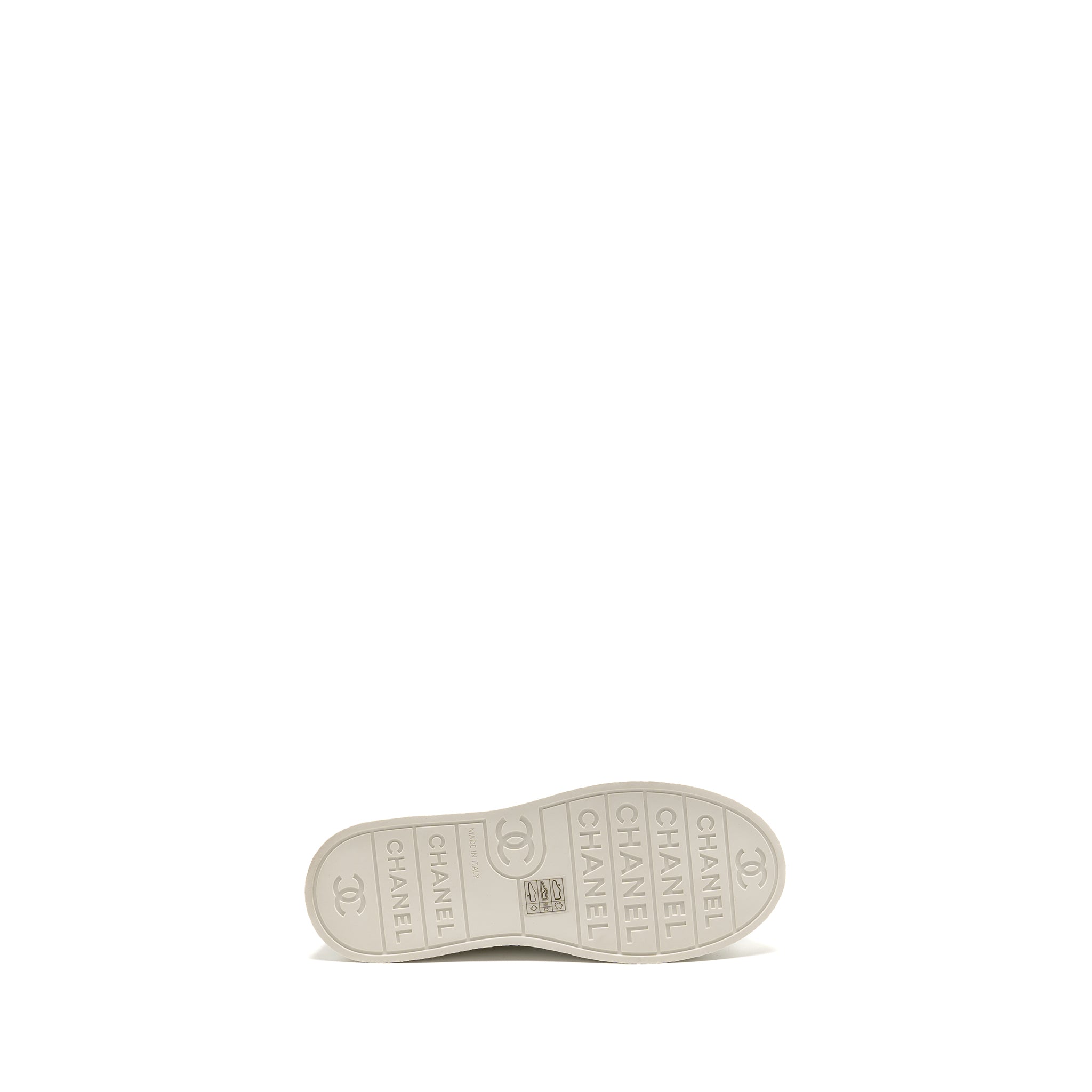 CHANEL SNEAKERS CALFSKIN WHITE LGHW