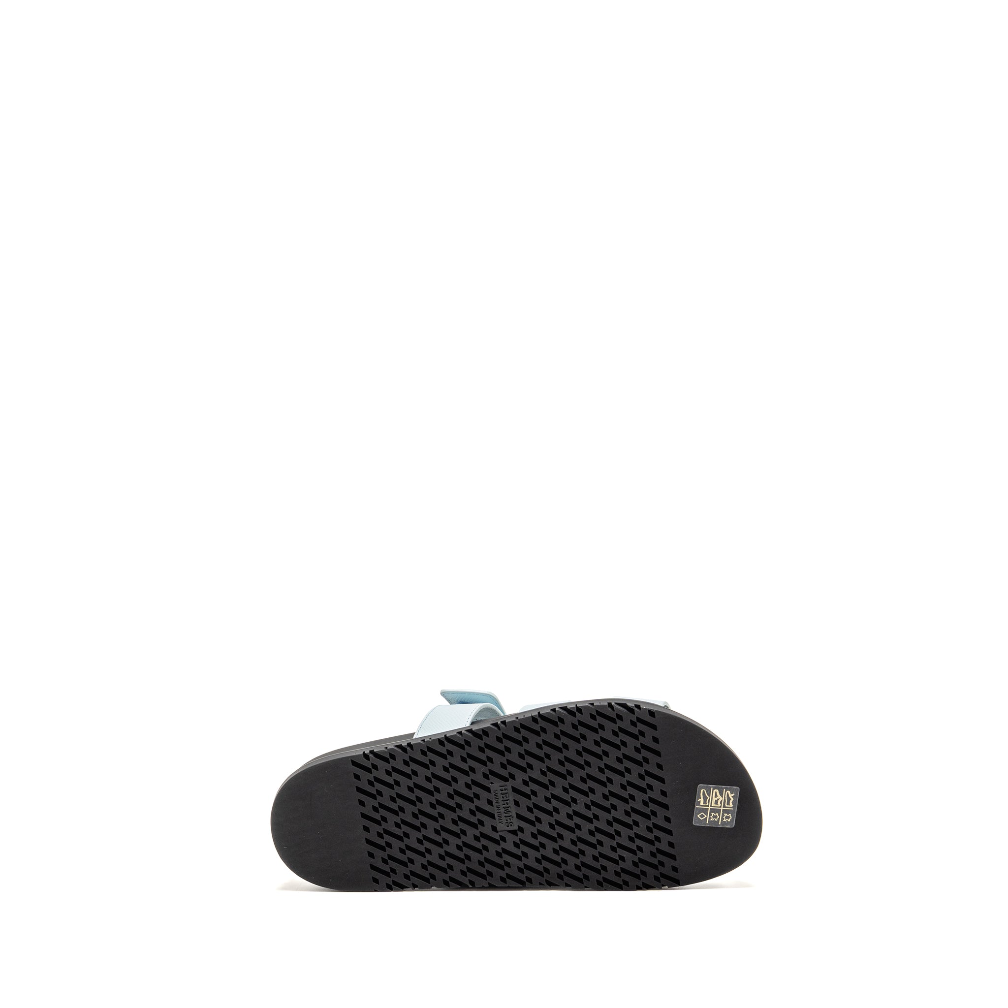 HERMES FEMME CHYPRE SANDALS EPSOM BLEU BRUME SHW