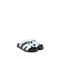 HERMES FEMME CHYPRE SANDALS EPSOM BLEU BRUME SHW
