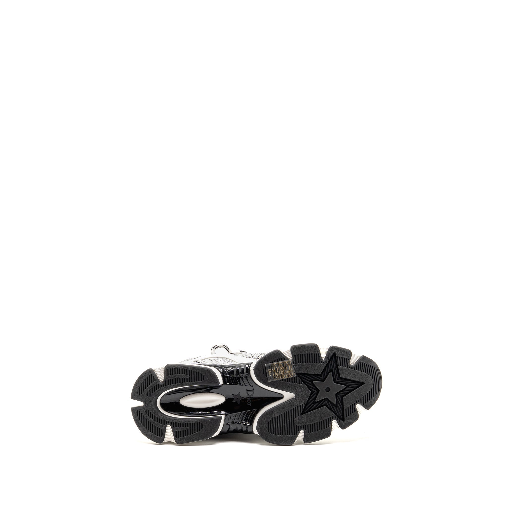 DIOR CHRONO SNEAKER MESH / LEATHER WHITE/BLACK