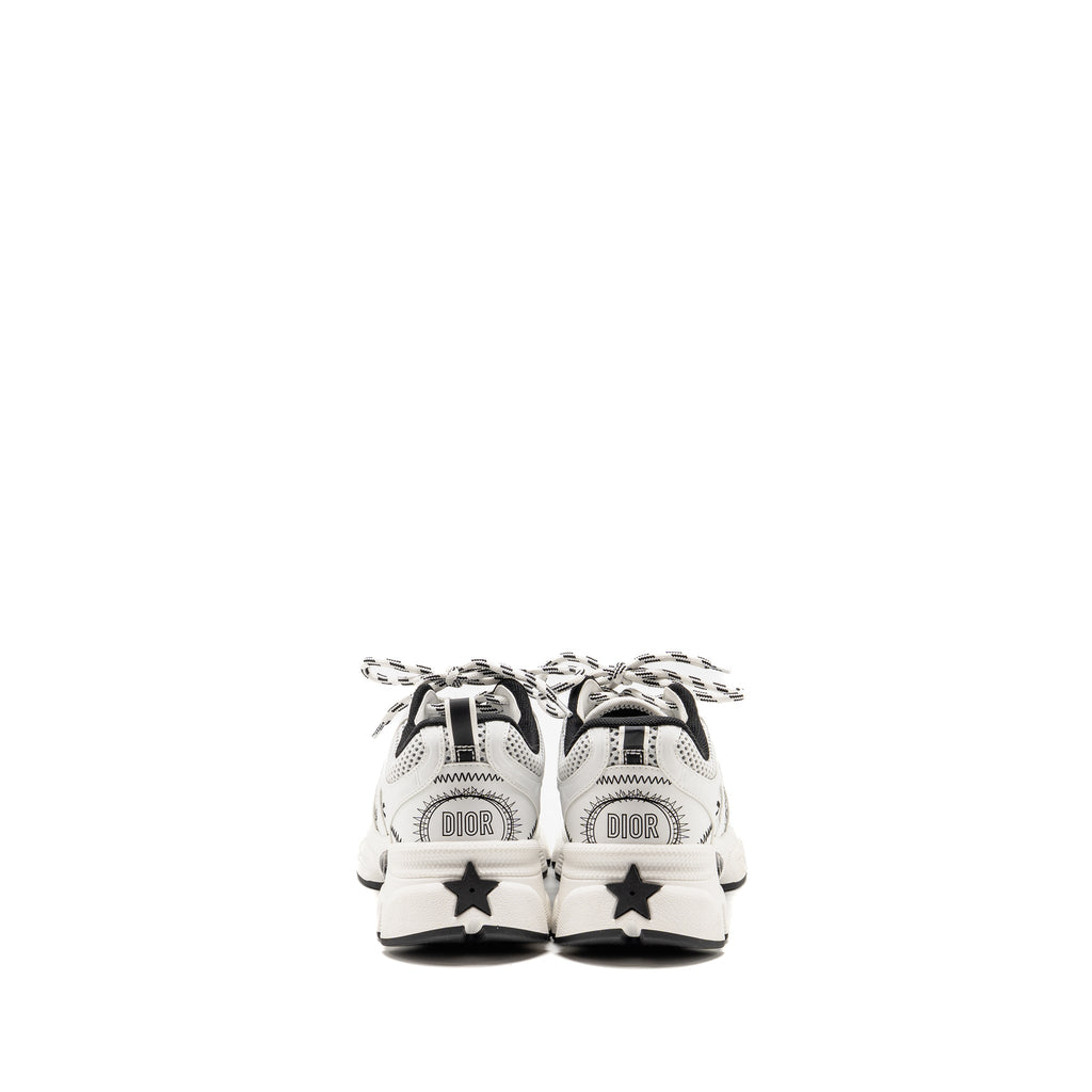 DIOR CHRONO SNEAKER MESH / LEATHER WHITE/BLACK