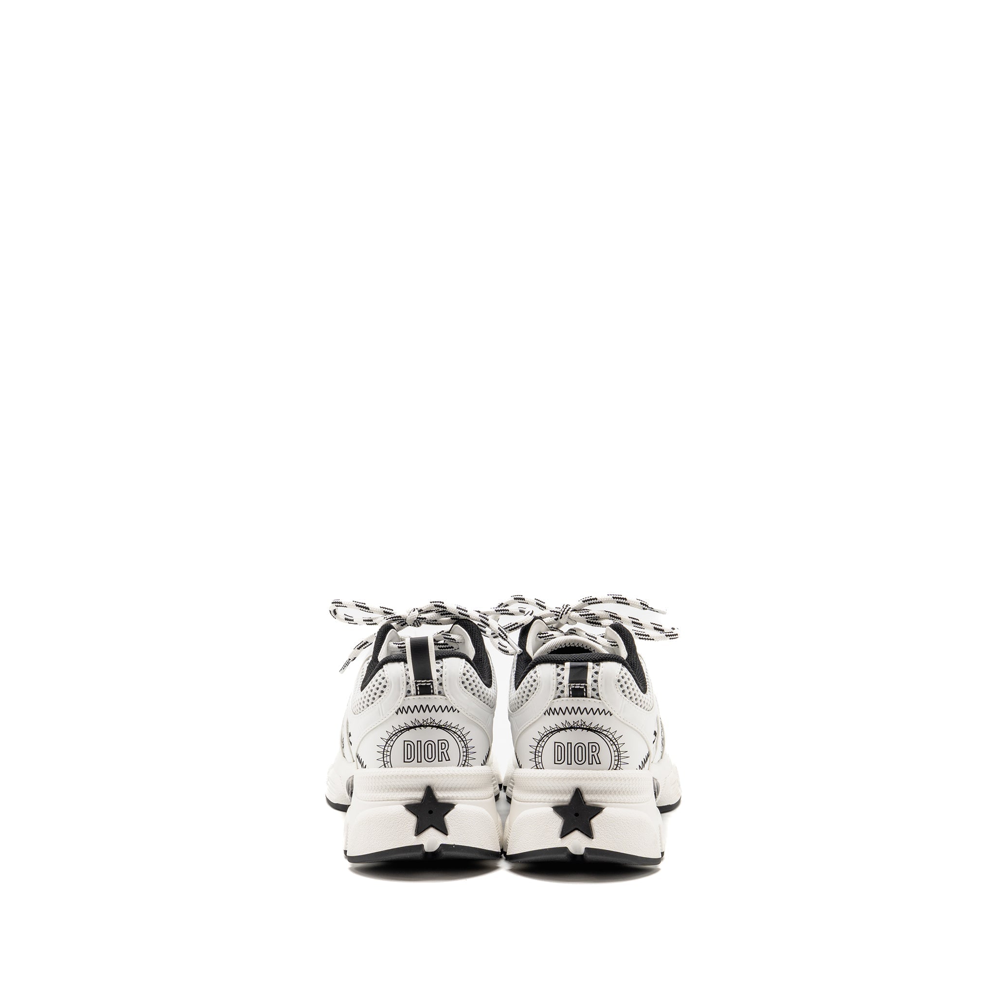 DIOR CHRONO SNEAKER MESH / LEATHER WHITE/BLACK