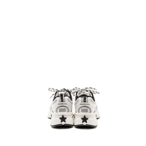 DIOR CHRONO SNEAKER MESH / LEATHER WHITE/BLACK