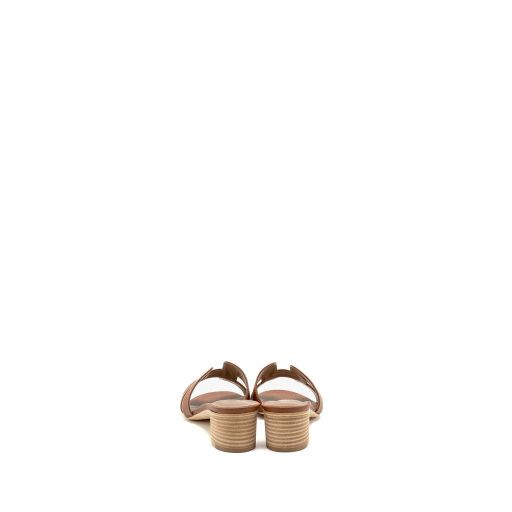 HERMES OASIS SANDALS CALFSKIN GOLD